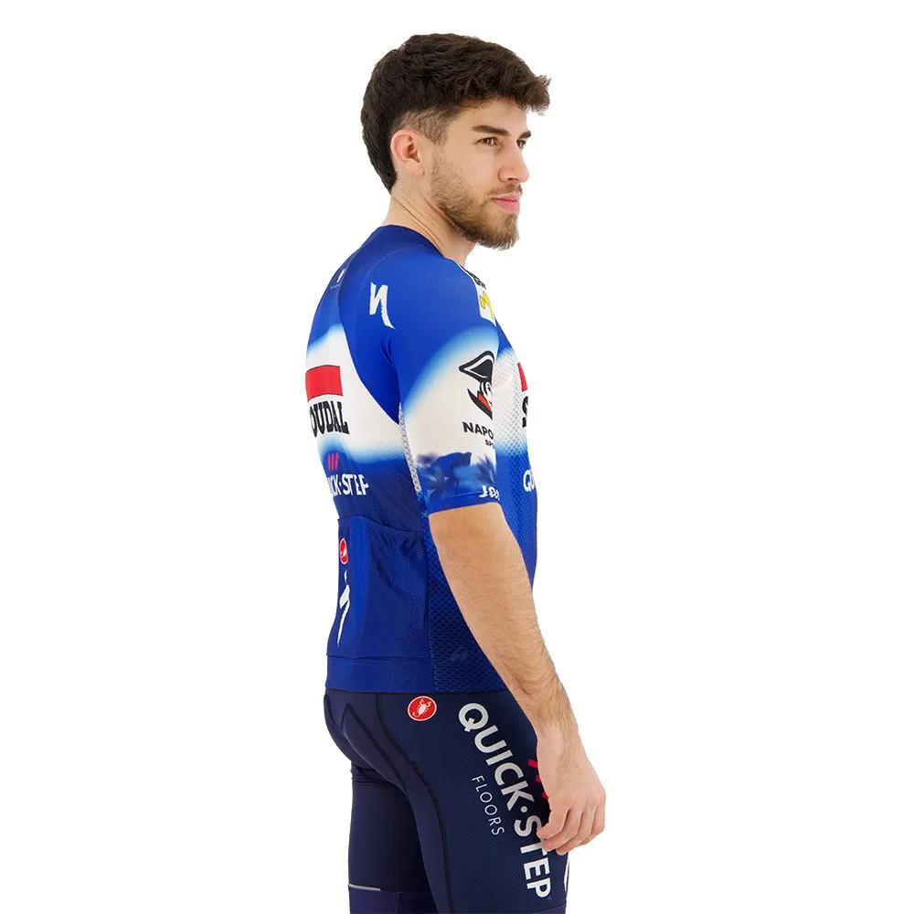 Castelli Climber´s 4.0 Soudal Quick-step 2024 Kurzarm-radtrikot Castelli Climber´s 4.0 Soudal Quick-step 2024 Kurzarm-radtrikot