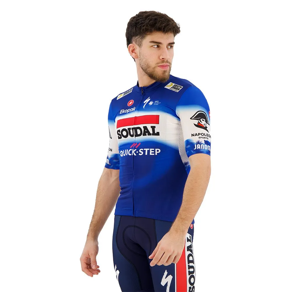 Castelli Competizione 3 Soudal Quick-step 2024 Kurzarm-radtrikot Castelli Competizione 3 Soudal Quick-step 2024 Kurzarm-radtrikot