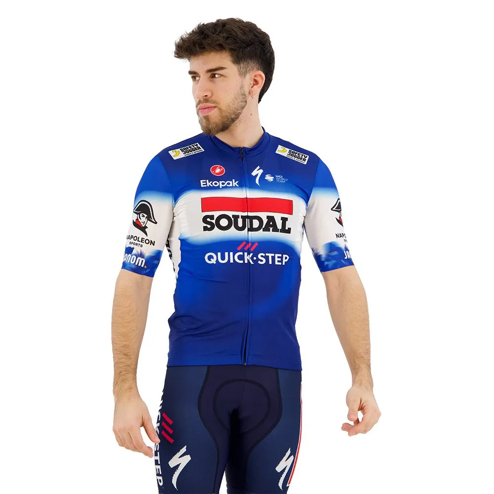 Castelli Competizione 3 Soudal Quick-step 2024 Kurzarm-radtrikot Castelli Competizione 3 Soudal Quick-step 2024 Kurzarm-radtrikot