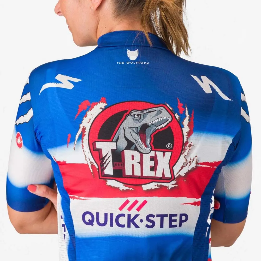 Castelli Competizione 3 T-rex Quick-step Kurzarm-radtrikot, Vuelta blue ceramic Castelli Competizione 3 T-rex Quick-step Kurzarm-radtrikot, Vuelta blue ceramic