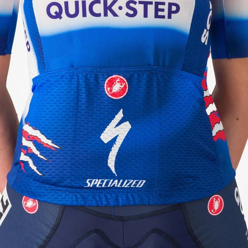 Castelli Competizione 3 T-rex Quick-step Kurzarm-radtrikot, Vuelta blue ceramic Castelli Competizione 3 T-rex Quick-step Kurzarm-radtrikot, Vuelta blue ceramic