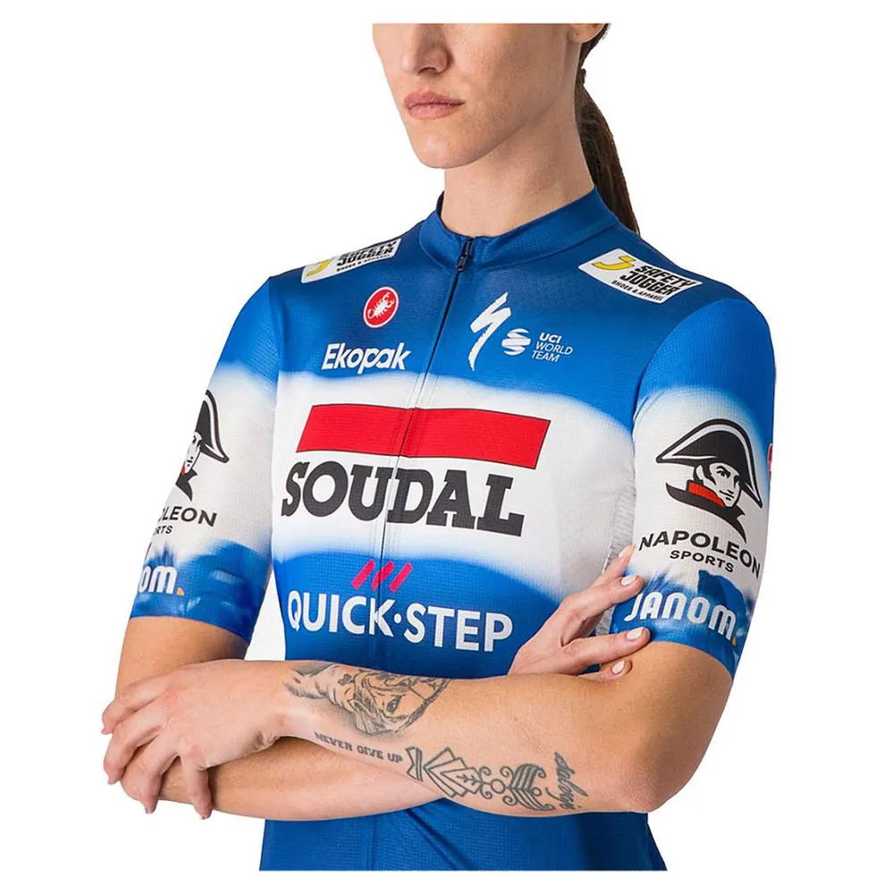 Castelli Competizione 3 W Soudal Quick-step 2024 Kurzarm-radtrikot Castelli Competizione 3 W Soudal Quick-step 2024 Kurzarm-radtrikot
