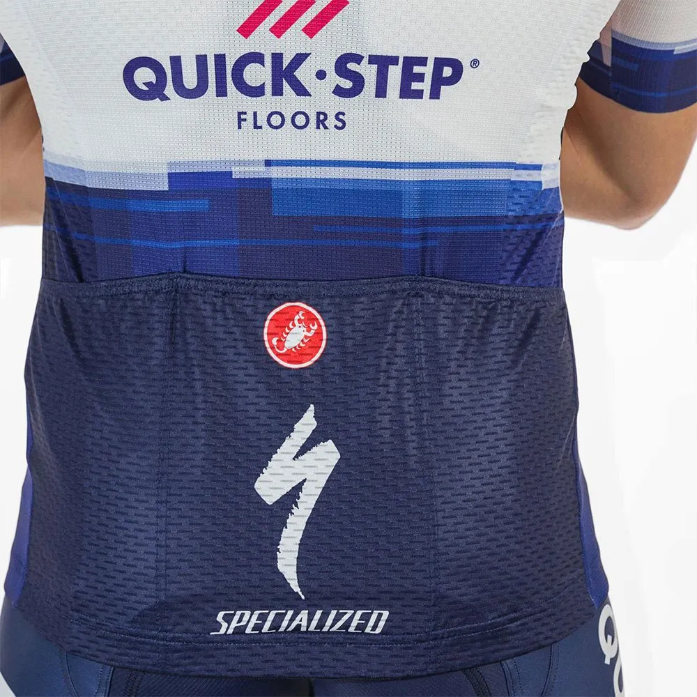 Castelli Competizione Soudal Quick-step 2023 Kurzarm-radtrikot, Dark blue / white Castelli Competizione Soudal Quick-step 2023 Kurzarm-radtrikot, Dark blue / white