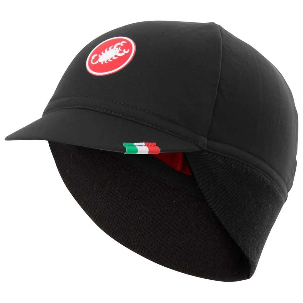 Castelli Difesa Thermal Kappe, Black / red Castelli Difesa Thermal Kappe, Black / red