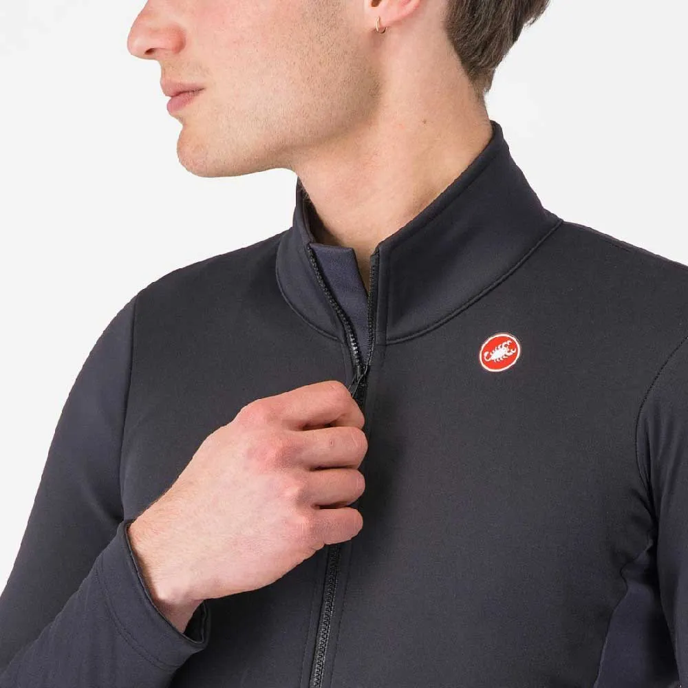 Castelli Entrata 2 Jacke, Light black / dark grey
