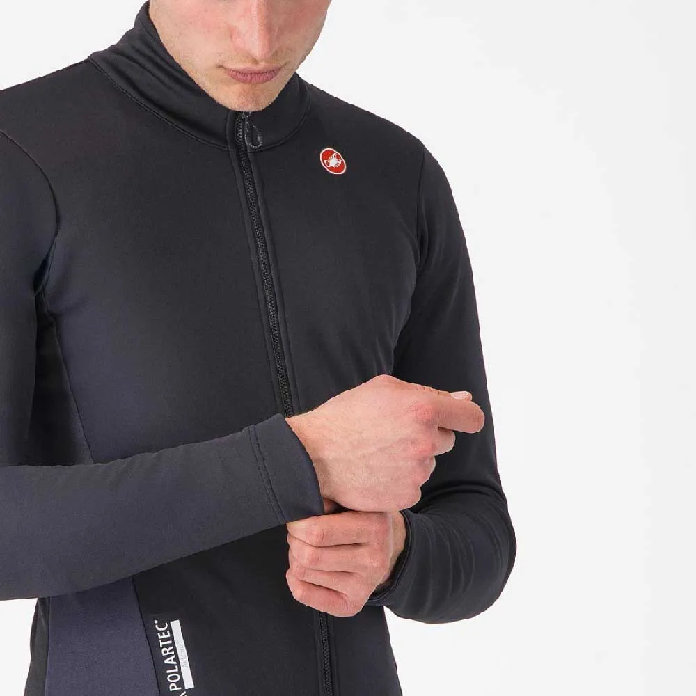 Castelli Entrata 2 Jacke, Light black / dark grey