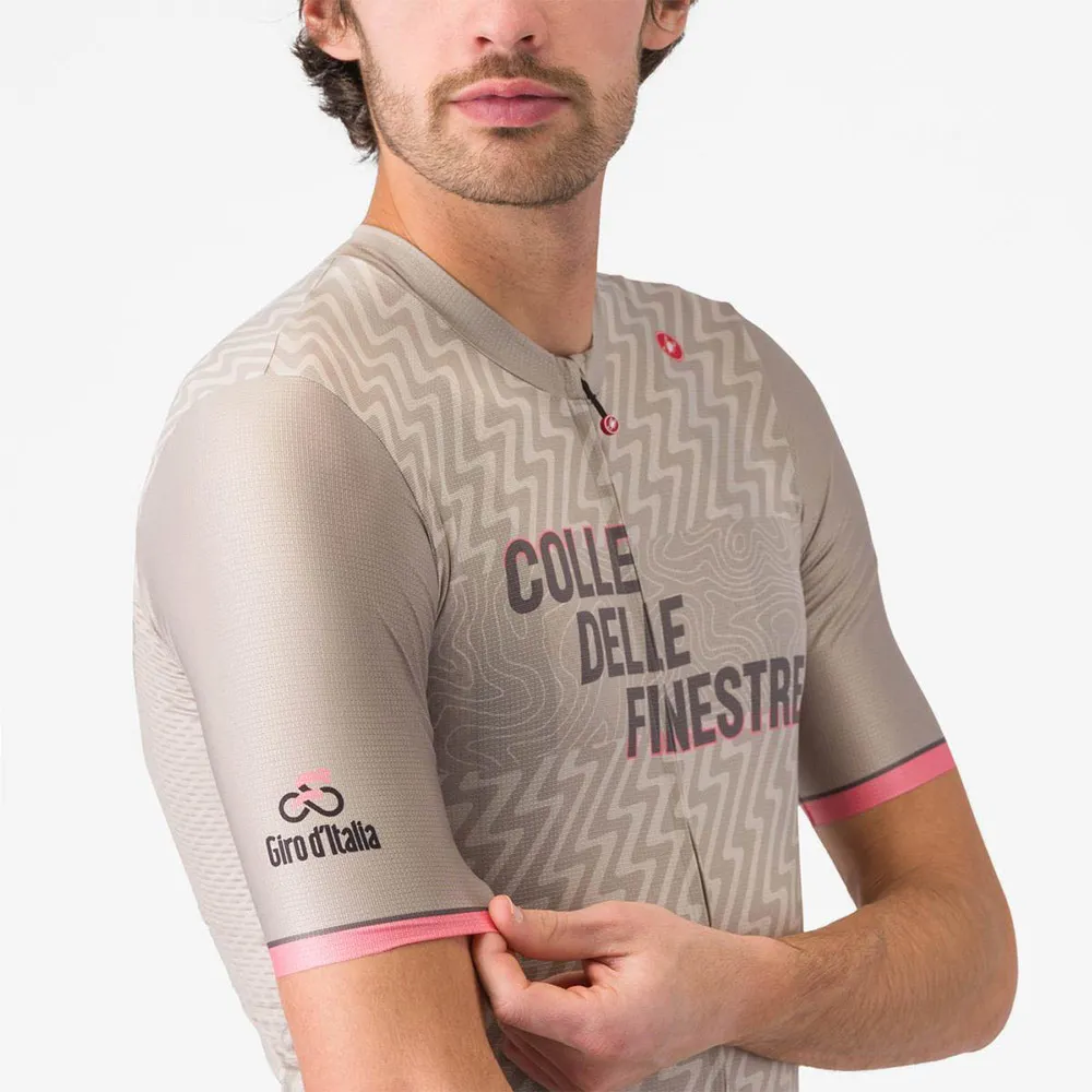 Castelli #giro Colle Delle Finestre Kurzarm-radtrikot Castelli #giro Colle Delle Finestre Kurzarm-radtrikot