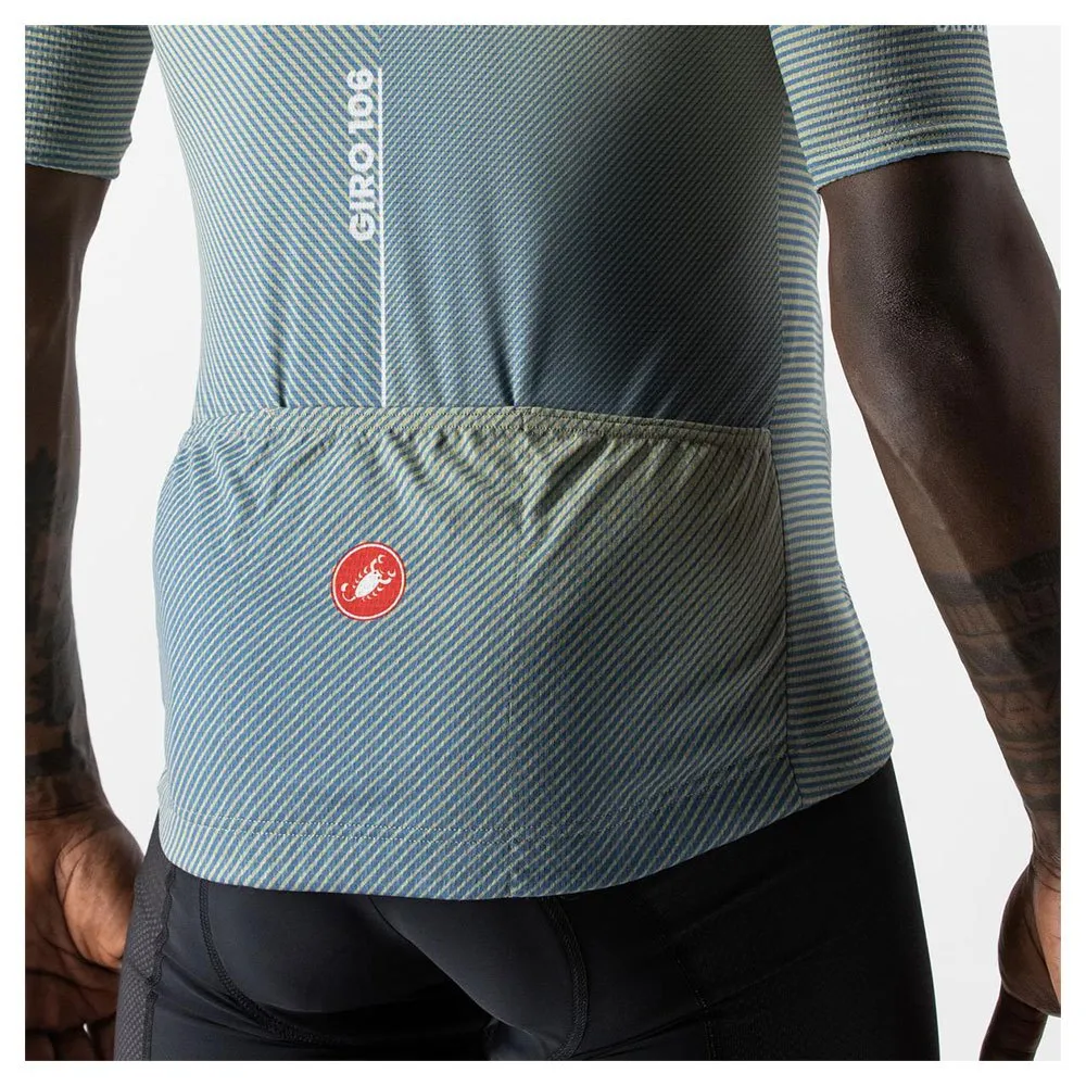 Castelli #giro Giau Kurzarm-radtrikot, Green te Castelli #giro Giau Kurzarm-radtrikot, Green te