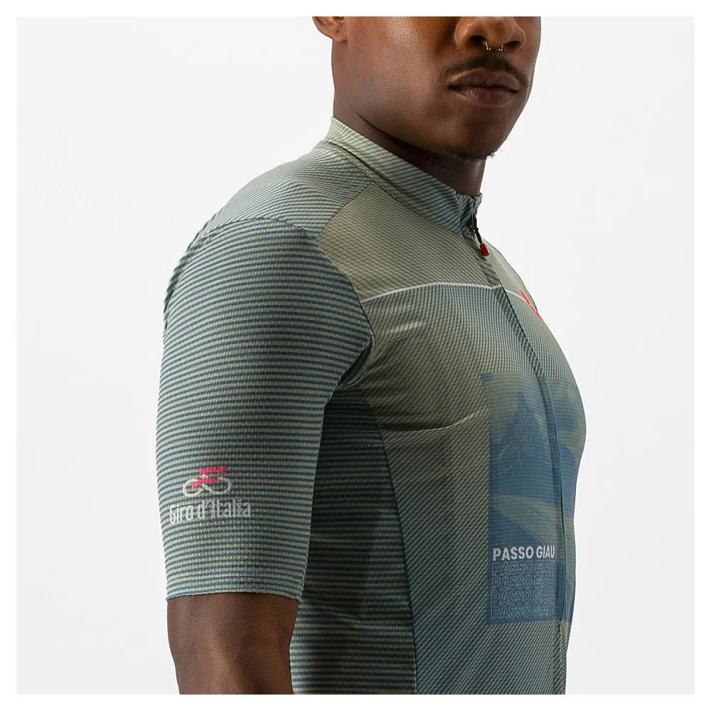 Castelli #giro Giau Kurzarm-radtrikot, Green te Castelli #giro Giau Kurzarm-radtrikot, Green te