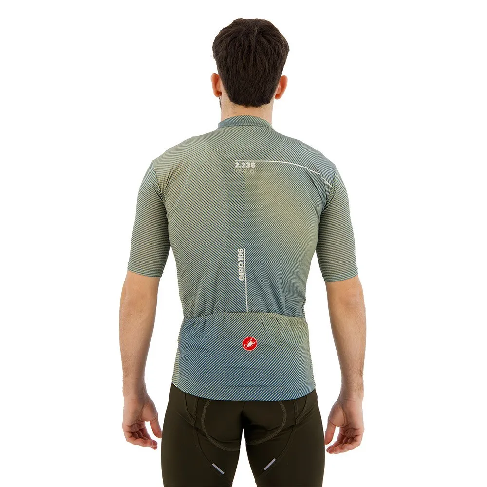 Castelli #giro Giau Kurzarm-radtrikot, Green te Castelli #giro Giau Kurzarm-radtrikot, Green te