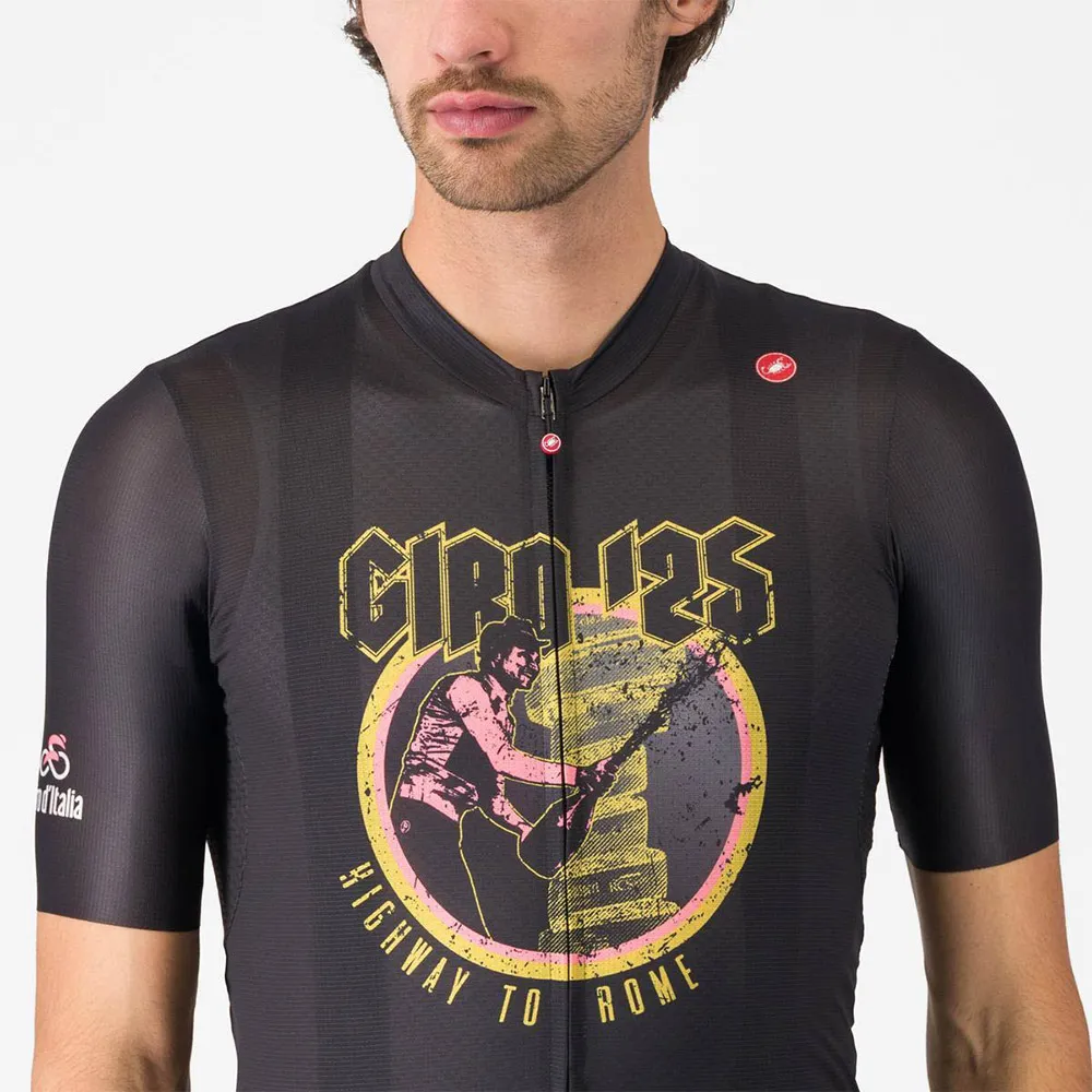 Castelli #giro Highway To Rome Kurzarm-radtrikot Castelli #giro Highway To Rome Kurzarm-radtrikot