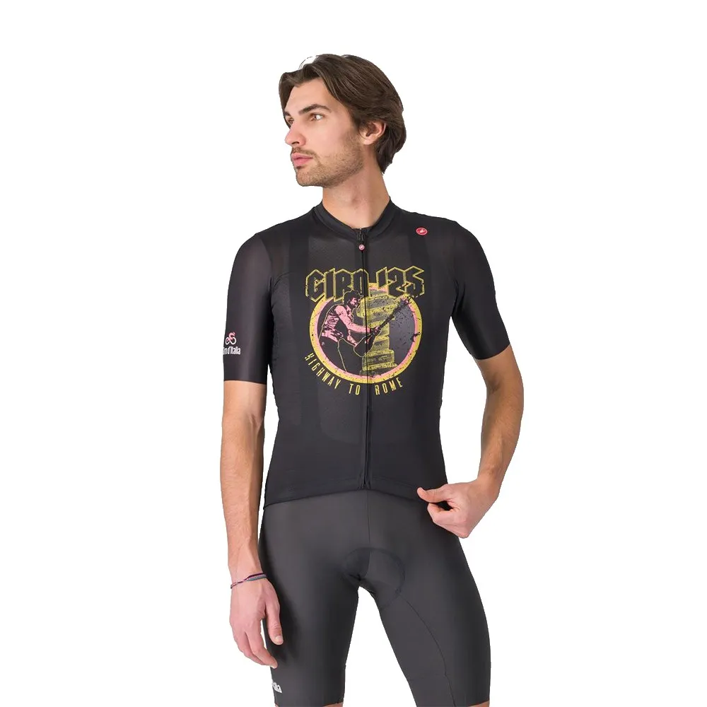 Castelli #giro Highway To Rome Kurzarm-radtrikot Castelli #giro Highway To Rome Kurzarm-radtrikot