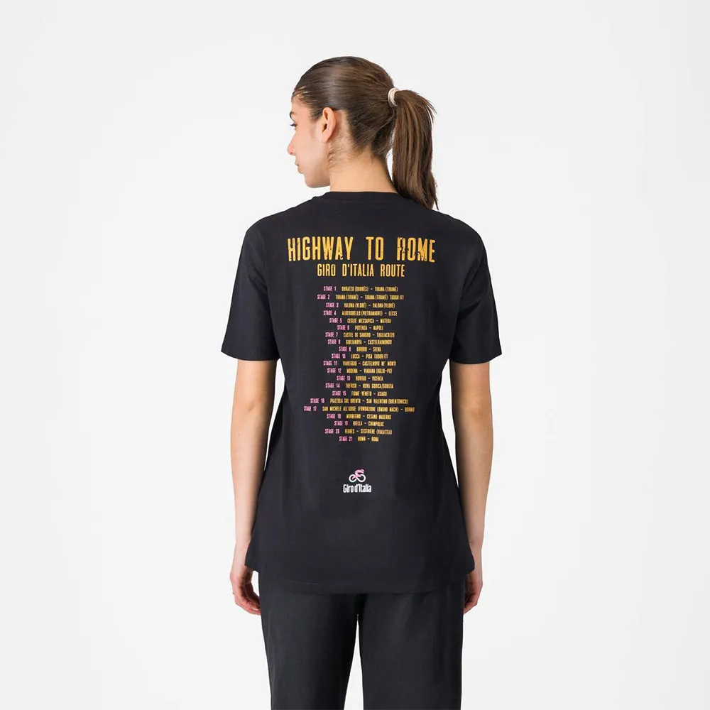 Castelli #giro Highway To Rome Kurzarm-t-shirt Castelli #giro Highway To Rome Kurzarm-t-shirt