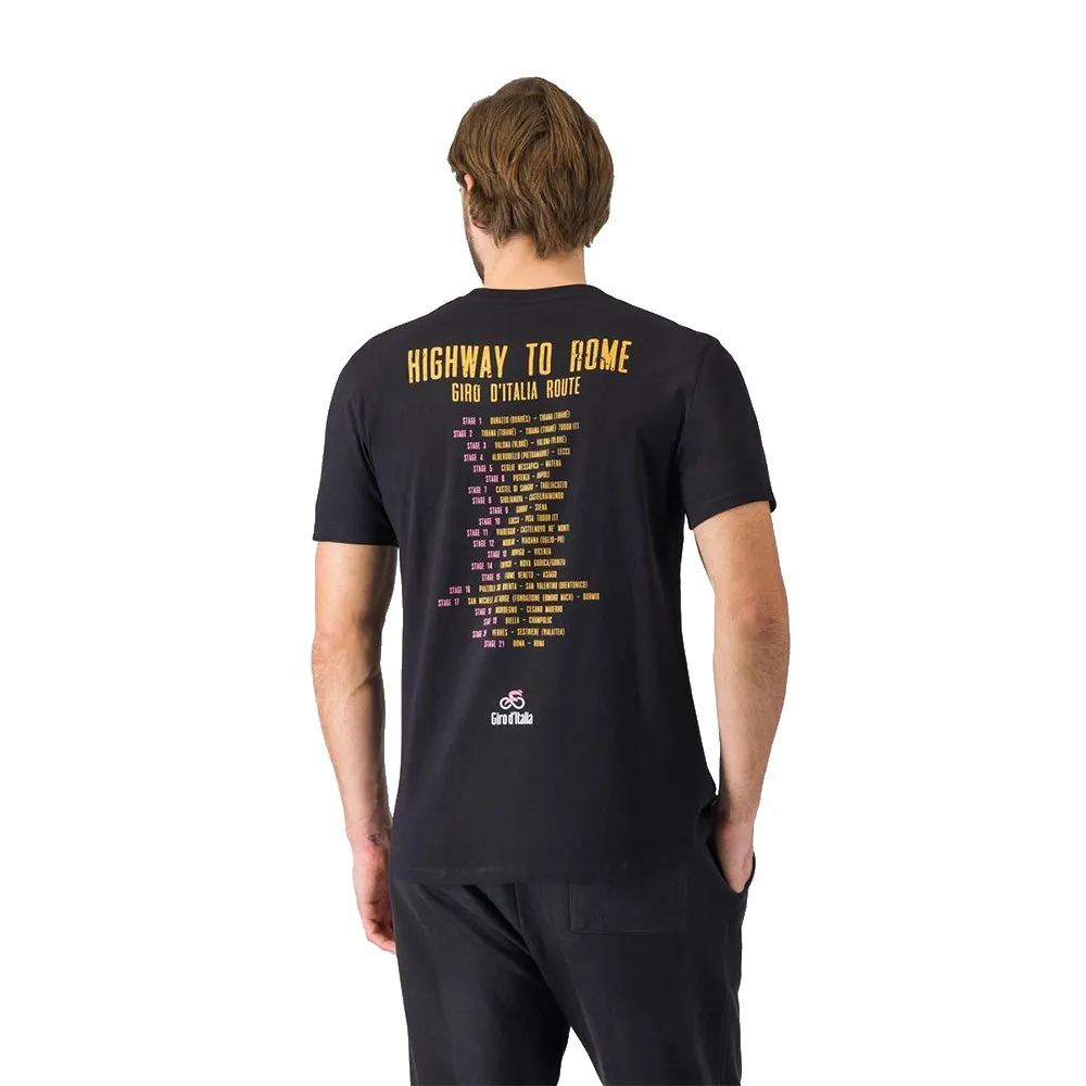 Castelli #giro Highway To Rome Kurzarm-t-shirt Castelli #giro Highway To Rome Kurzarm-t-shirt