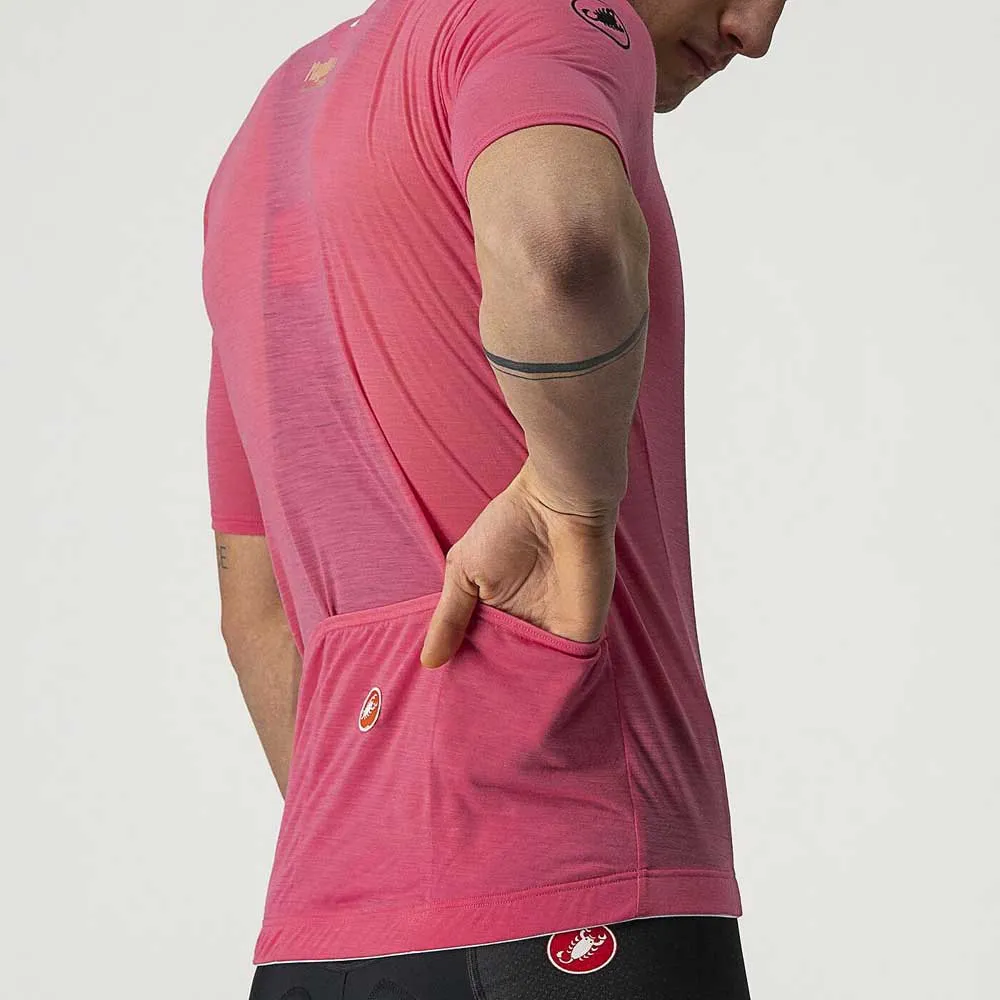 Castelli Giro Italia 2021 Maglia Rosa 90 Years Kurzarm-radtrikot, Pink giro Castelli Giro Italia 2021 Maglia Rosa 90 Years Kurzarm-radtrikot, Pink giro