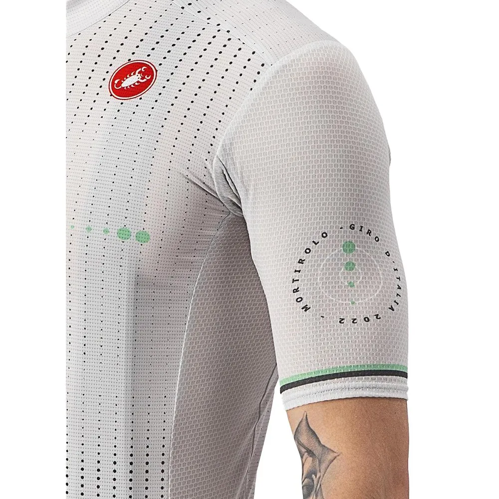 Castelli Giro Italia 2022 Mortirolo Kurzarm-radtrikot, Grey Castelli Giro Italia 2022 Mortirolo Kurzarm-radtrikot, Grey