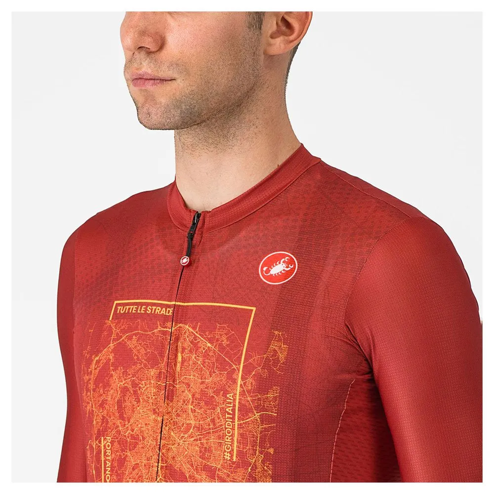 Castelli #giro107 Roma 2024 Kurzarm-radtrikot, Purple red Castelli #giro107 Roma 2024 Kurzarm-radtrikot, Purple red