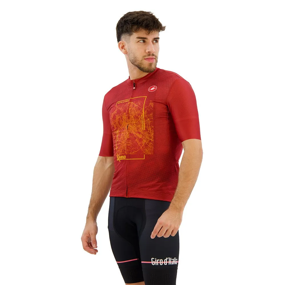 Castelli #giro107 Roma 2024 Kurzarm-radtrikot, Purple red Castelli #giro107 Roma 2024 Kurzarm-radtrikot, Purple red