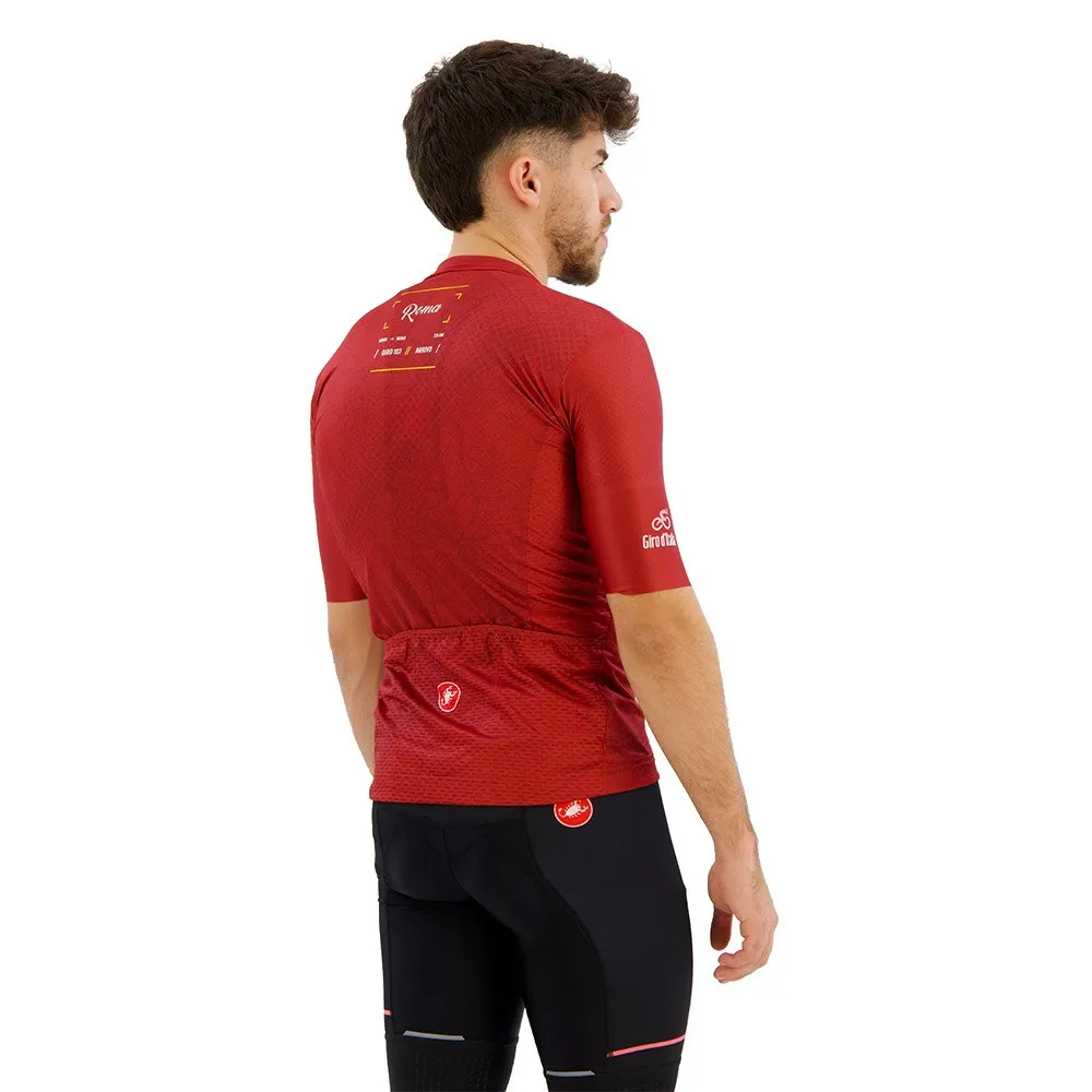 Castelli #giro107 Roma 2024 Kurzarm-radtrikot, Purple red Castelli #giro107 Roma 2024 Kurzarm-radtrikot, Purple red