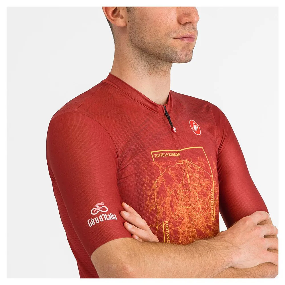 Castelli #giro107 Roma 2024 Kurzarm-radtrikot, Purple red Castelli #giro107 Roma 2024 Kurzarm-radtrikot, Purple red