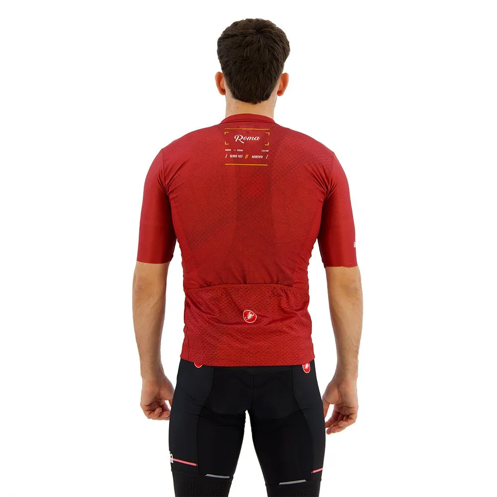 Castelli #giro107 Roma 2024 Kurzarm-radtrikot, Purple red Castelli #giro107 Roma 2024 Kurzarm-radtrikot, Purple red