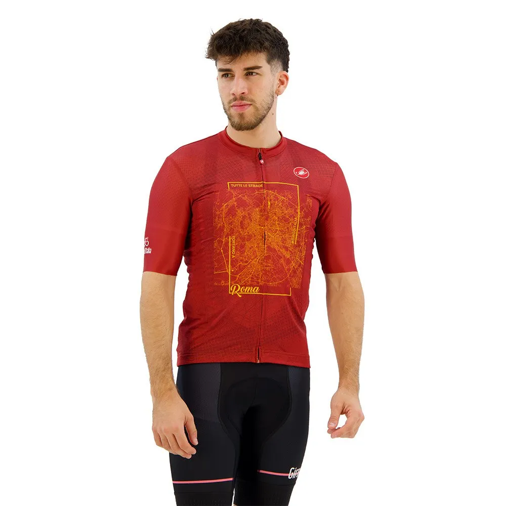 Castelli #giro107 Roma 2024 Kurzarm-radtrikot, Purple red Castelli #giro107 Roma 2024 Kurzarm-radtrikot, Purple red