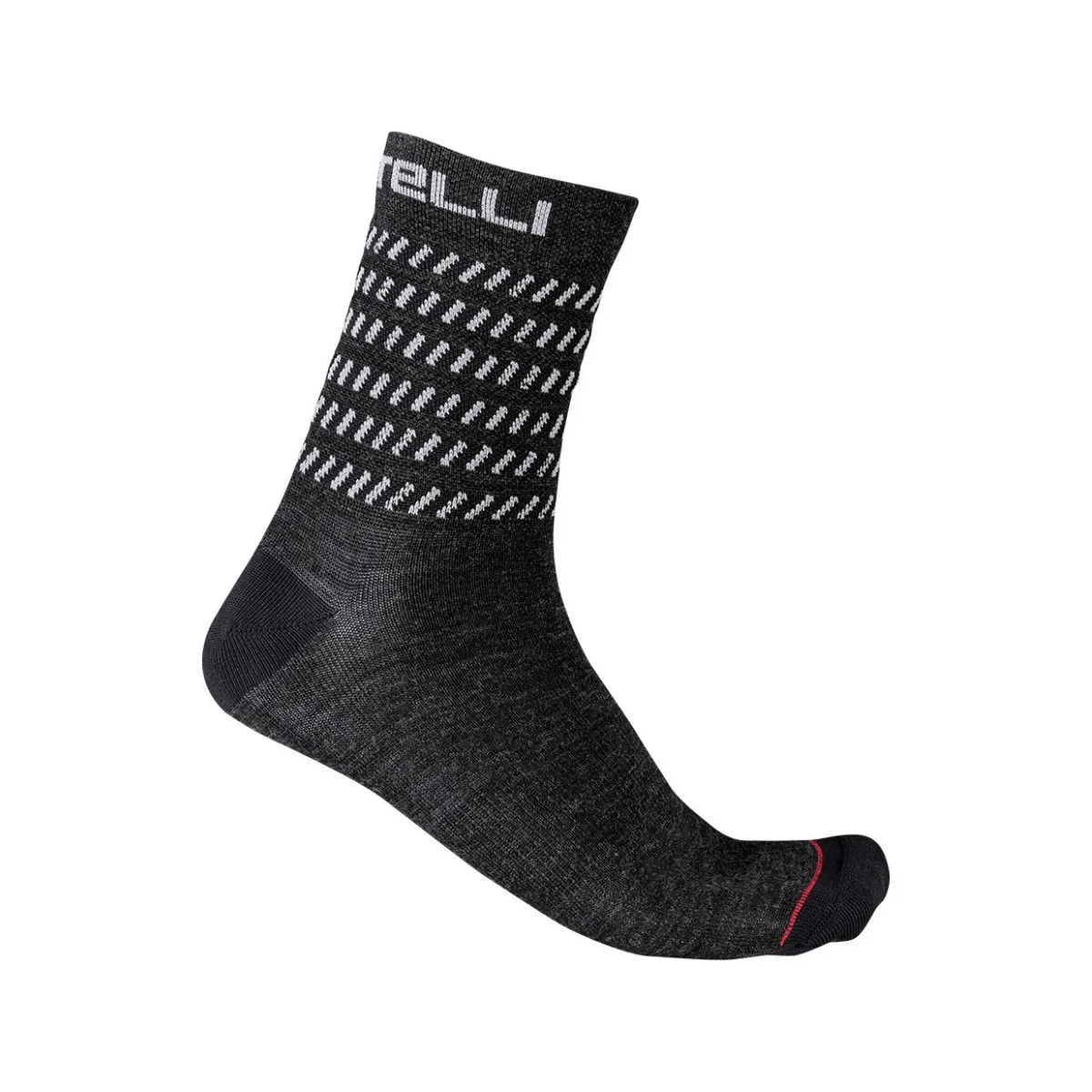 Castelli Go 15 Socken, Dunkelgrau Castelli Go 15 Socken, Dunkelgrau