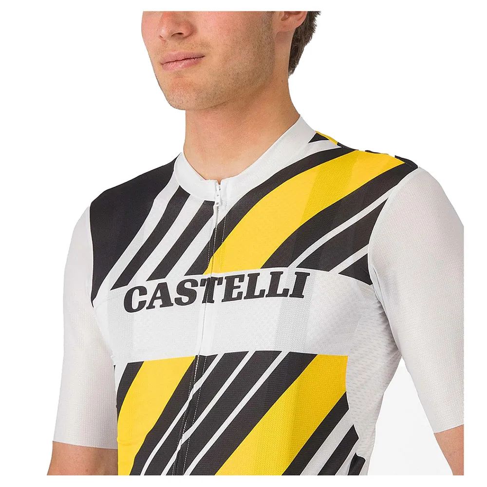 Castelli Heritage Kurzarm-radtrikot, Black / white / yellow Castelli Heritage Kurzarm-radtrikot, Black / white / yellow