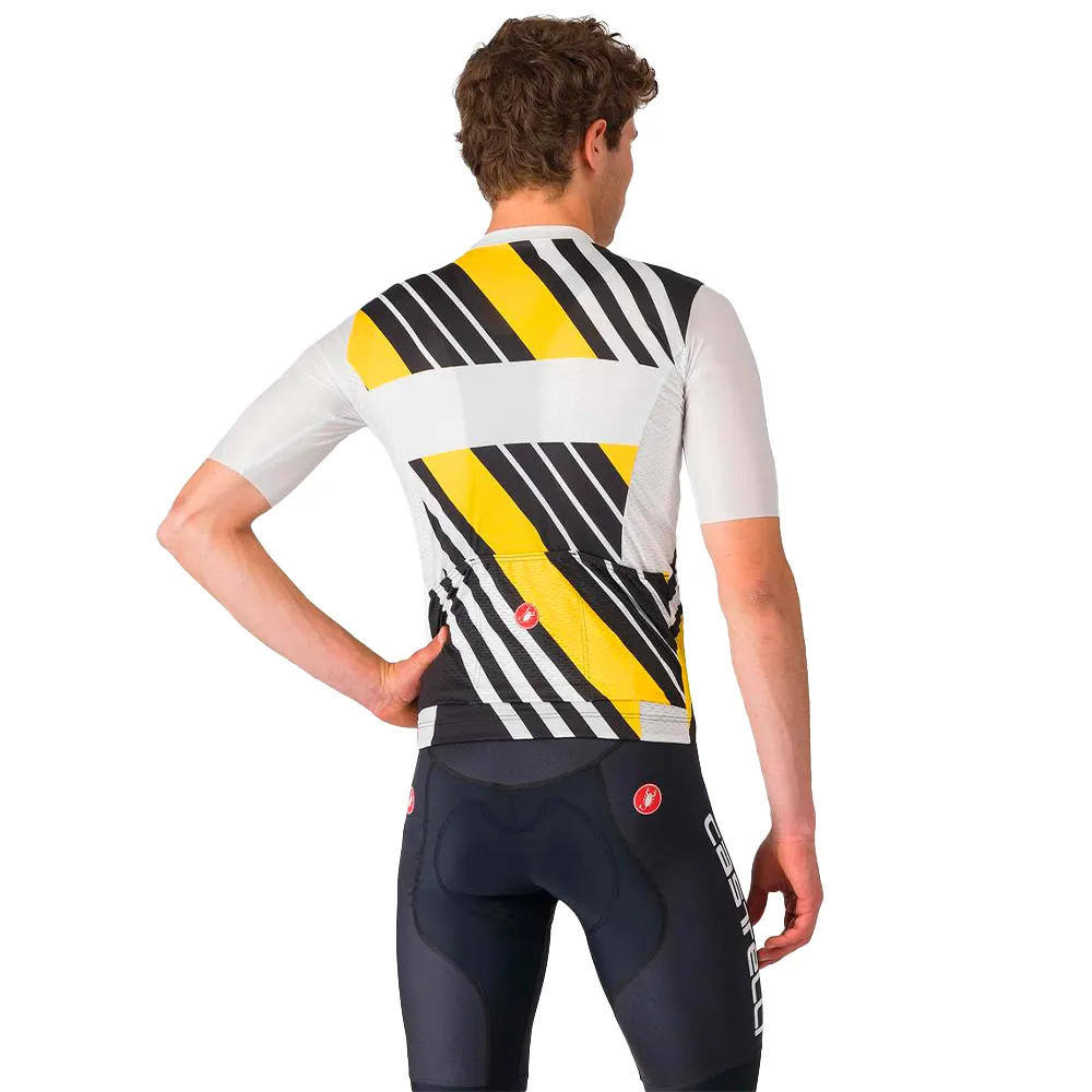 Castelli Heritage Kurzarm-radtrikot, Black / white / yellow Castelli Heritage Kurzarm-radtrikot, Black / white / yellow