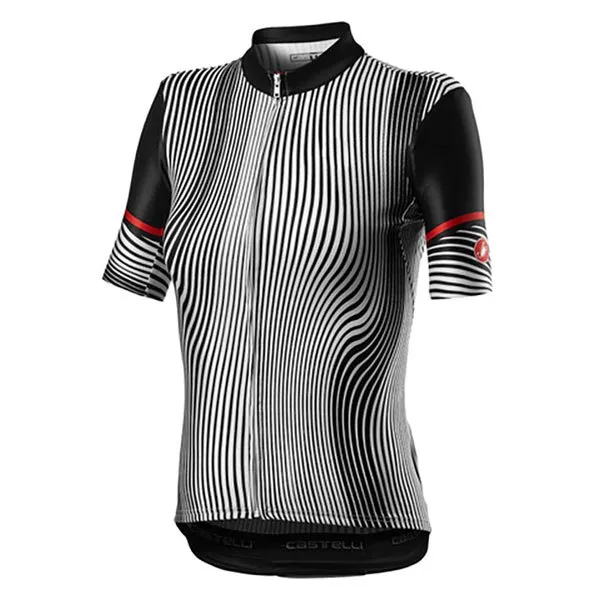Castelli Illusione Kurzarm-radtrikot, Black / white, L Castelli Illusione Kurzarm-radtrikot, Black / white, L