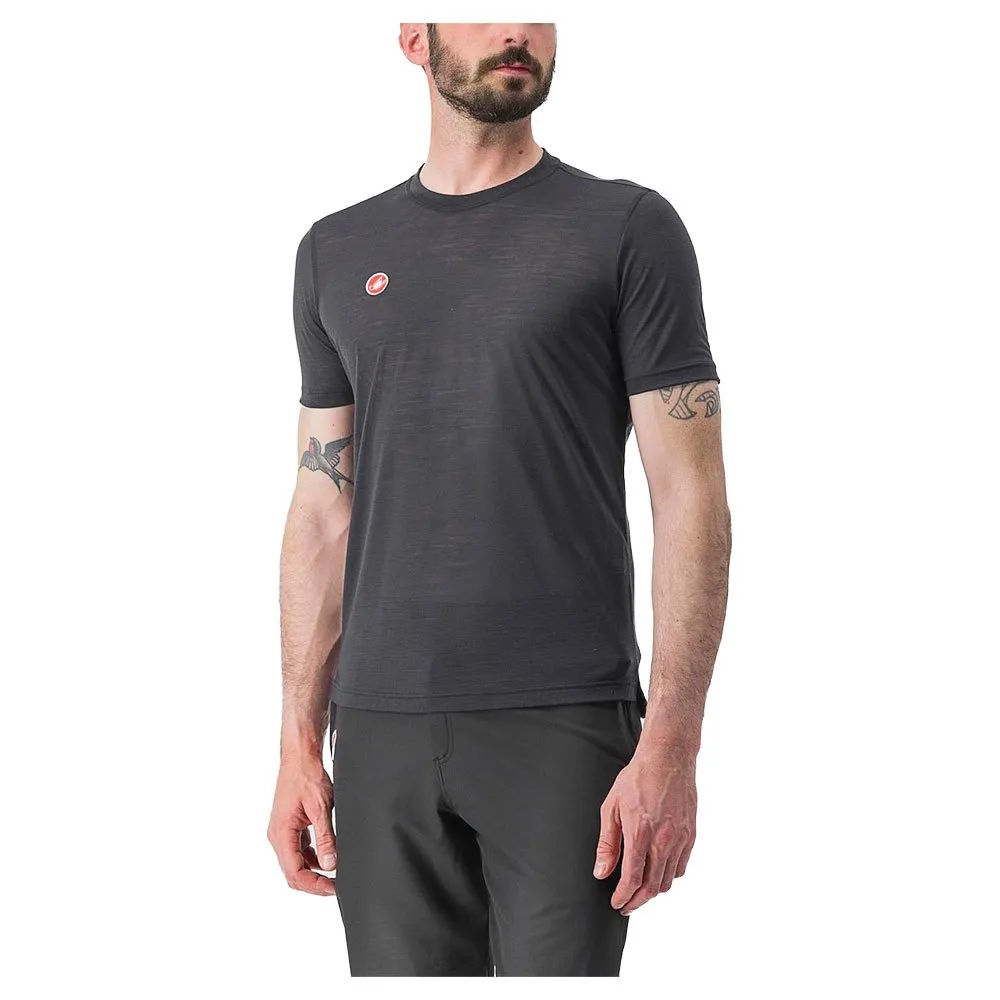 Castelli Merino Kurzarm-t-shirt, Light black, M Castelli Merino Kurzarm-t-shirt, Light black, M
