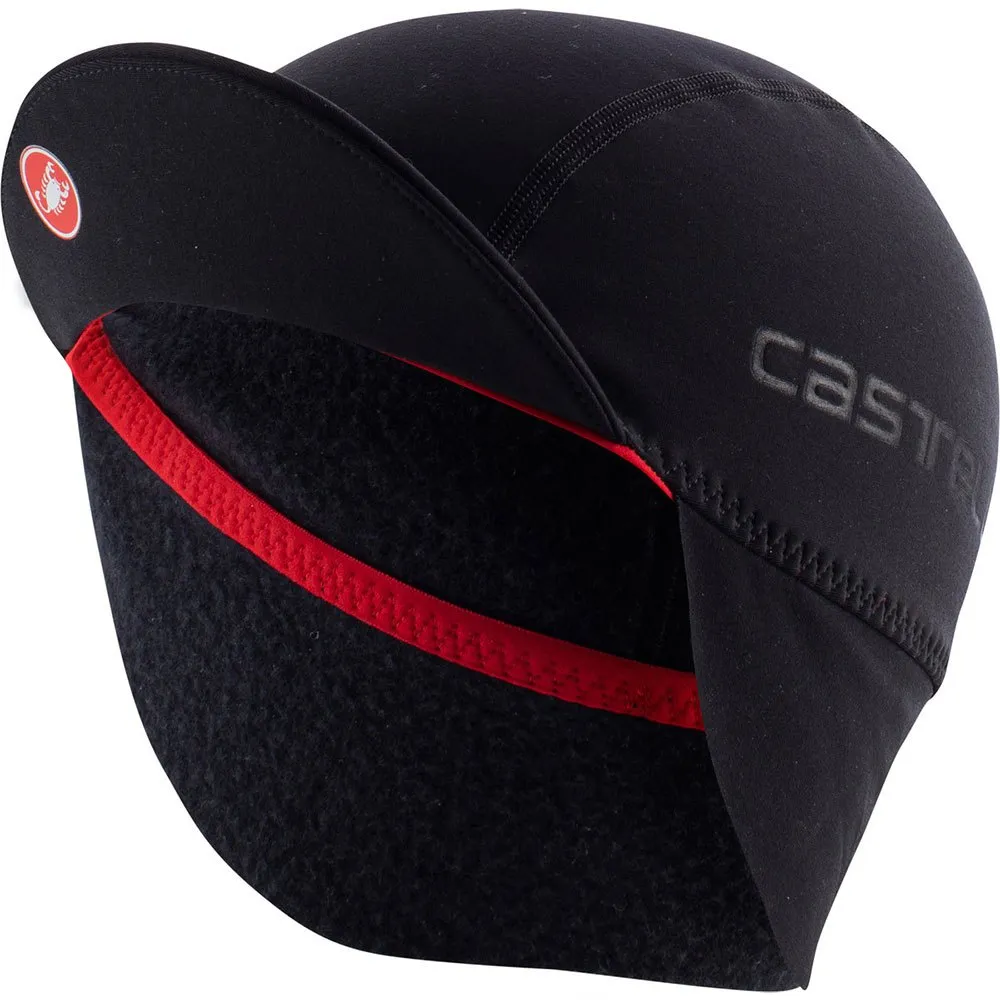 Castelli Nano Thermal Kappe, Black Castelli Nano Thermal Kappe, Black