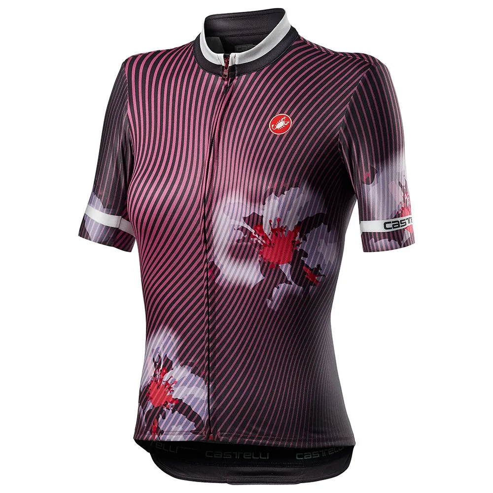 Castelli Primavera Kurzarm-radtrikot, Bordeaux Castelli Primavera Kurzarm-radtrikot, Bordeaux