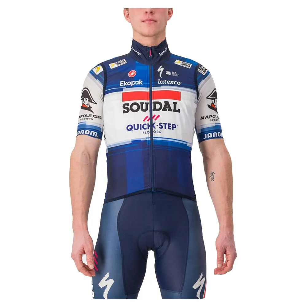 Castelli Pro Light Soudal Quick-step 2023 Weste Castelli Pro Light Soudal Quick-step 2023 Weste