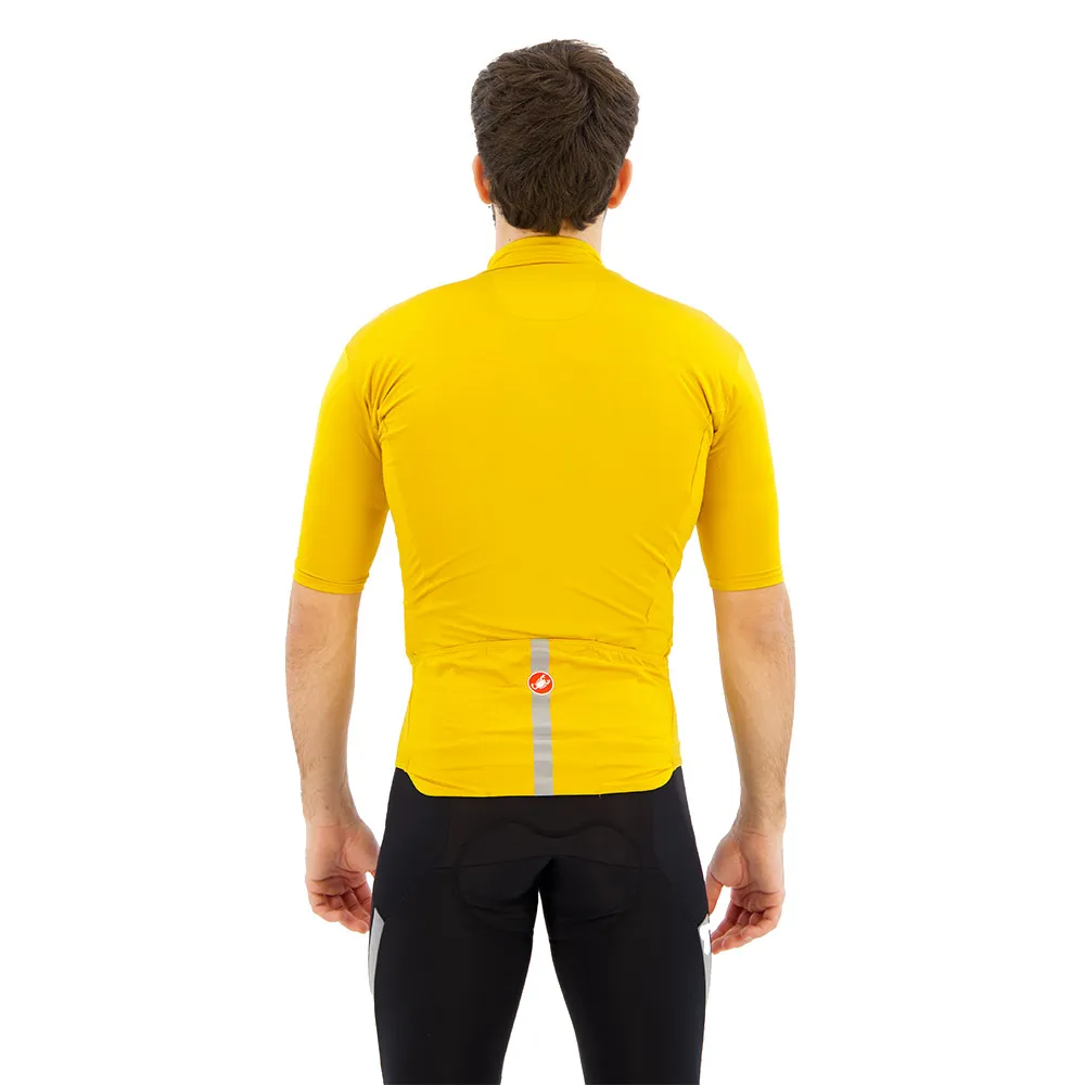 Castelli Pro Thermal Kurzarm-radtrikot, Goldenrod, M