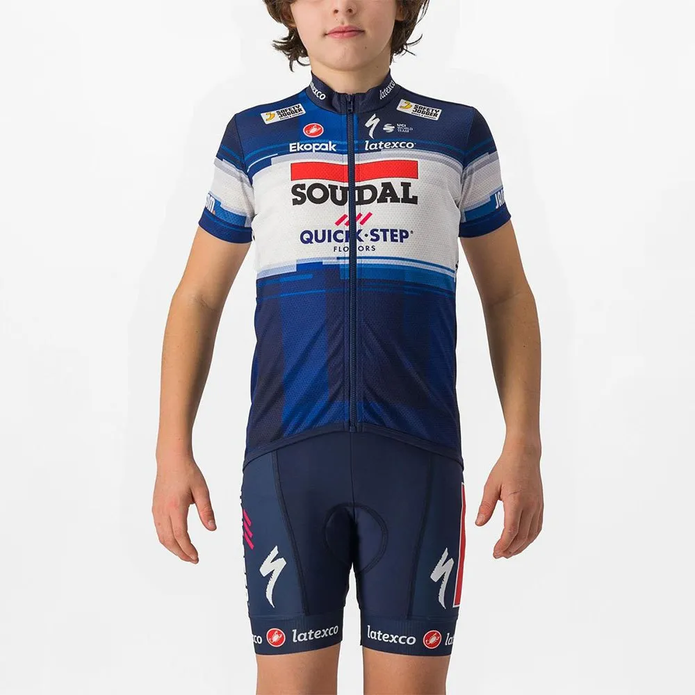 Castelli Soudal Quick-step 2023 Kurzarm-radtrikot Castelli Soudal Quick-step 2023 Kurzarm-radtrikot