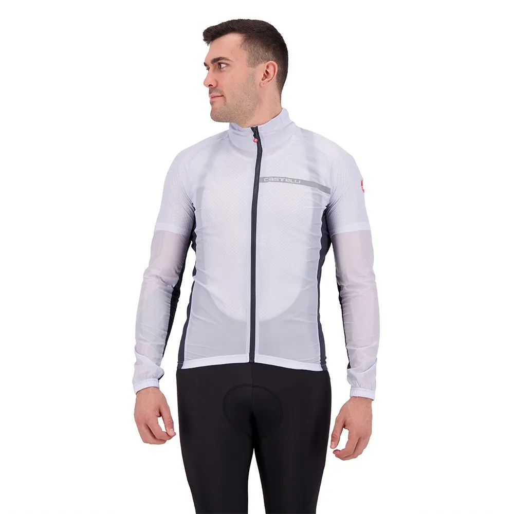 Castelli Squadra Stretch Jacke Refurbished, Silver / dark grey