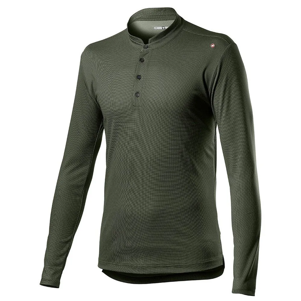 Castelli Tech Henley Langarm-baselayer, Military green