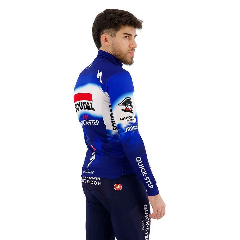 Castelli Thermal Soudal Quick-step 2024 Langarm-trikot Castelli Thermal Soudal Quick-step 2024 Langarm-trikot