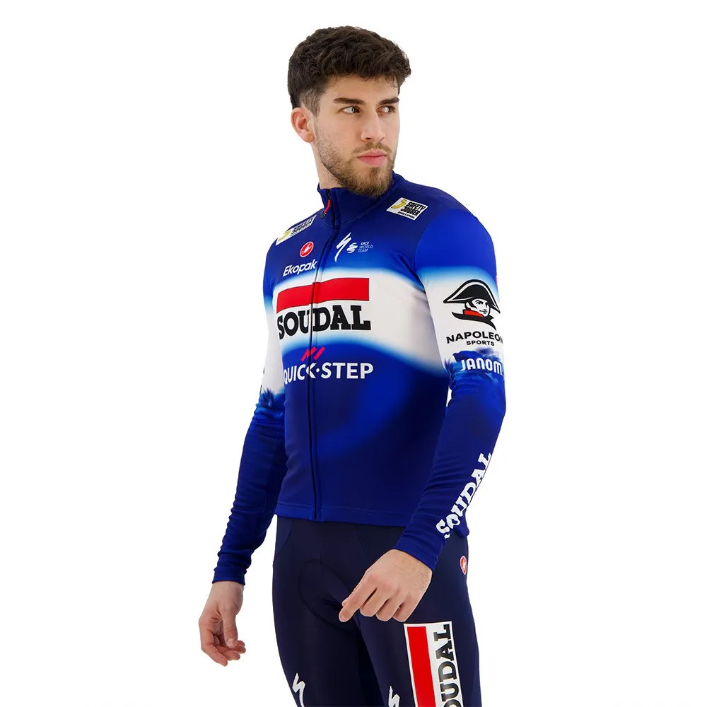 Castelli Thermal Soudal Quick-step 2024 Langarm-trikot Castelli Thermal Soudal Quick-step 2024 Langarm-trikot