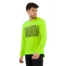 Castelli Trail Tech Langarm-t-shirt, Electric lime / dark grey, M