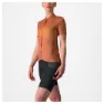 Castelli Unilimited Sentiero Kurzarm-radtrikot, Mocha / goldenrod