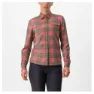 Castelli Unlimitd Flannel Langarmhemd, Mineral red / tarmac, S