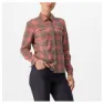 Castelli Unlimitd Flannel Langarmhemd, Mineral red / tarmac, S