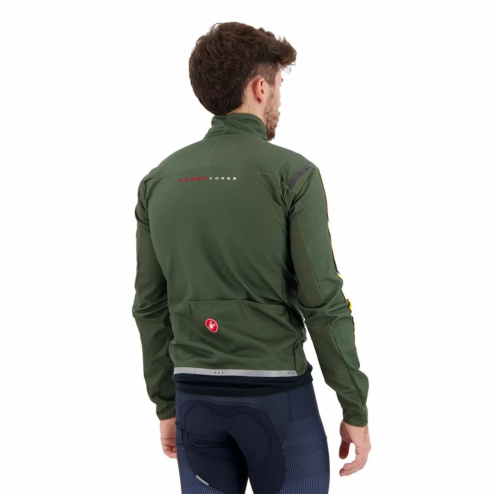 Castelli Unlimited Perfetto Ros 2 Jacke, Military green / goldenrod