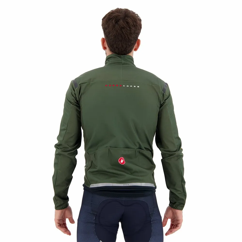 Castelli Unlimited Perfetto Ros 2 Jacke, Military green / goldenrod