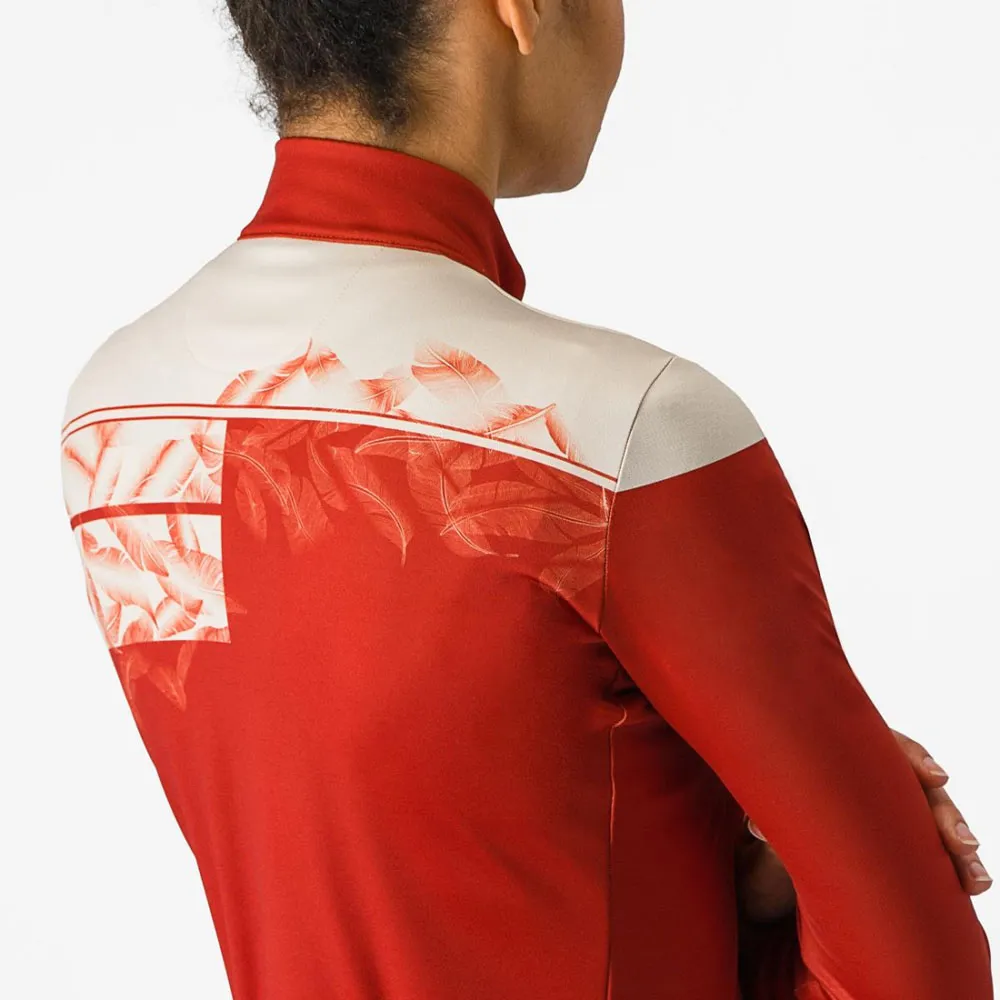 Castelli Unlimited Thermal 2 Langarm-trikot, Red ocre / silver moon Castelli Unlimited Thermal 2 Langarm-trikot, Red ocre / silver moon