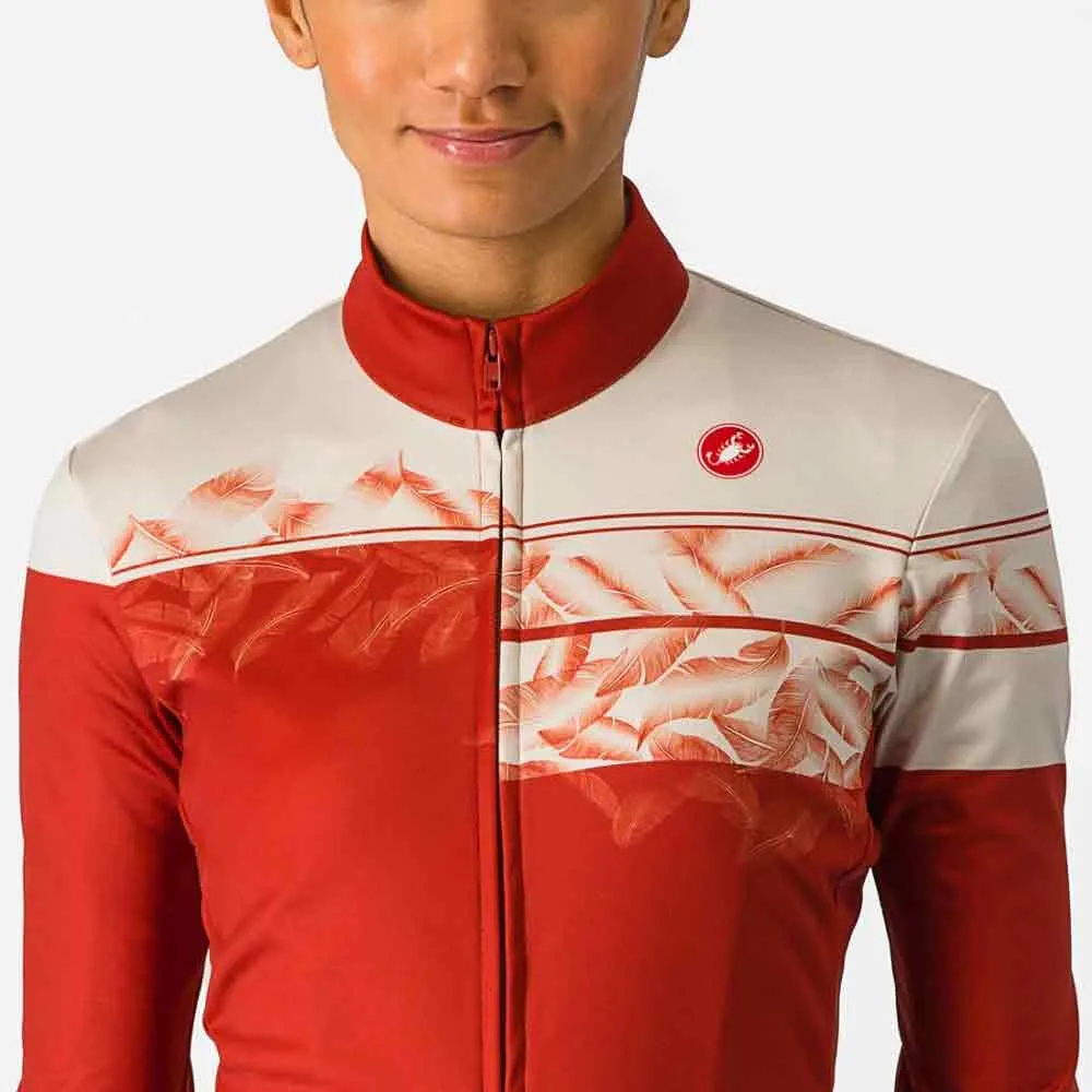 Castelli Unlimited Thermal 2 Langarm-trikot, Red ocre / silver moon Castelli Unlimited Thermal 2 Langarm-trikot, Red ocre / silver moon