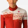 Castelli Unlimited Thermal 2 Langarm-trikot, Red ocre / silver moon