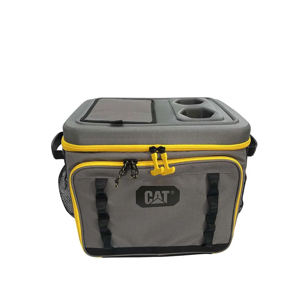 CAT Thermobecherhalter Tasche 39l, Grey / yellow, One Size